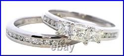 Pure Elegance 18ct White Gold Bridal Ring Set