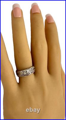 Pure Elegance 18ct White Gold Bridal Ring Set