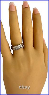 Pure Elegance 18ct White Gold Bridal Ring Set