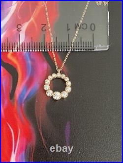 Pure Gold 585, 14ct SET Neclacle+pendant. Elegant Gift Summer Collection New