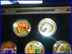 Pure Gold Coins Flora and Fauna 5-Coin Subscription Set (2015)