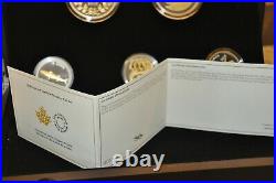 Pure Silver Gold-Plated 5-Coin Set Legacy of the Dime Mintage 3,000 (2018)