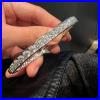 Pure Silver Gold-plated 18 40 Point Large Diamond Mosan Diamond Bracelet