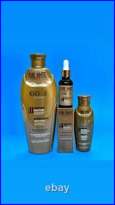 Pure white gold glowing body lotion 400ml, Serum and Oil