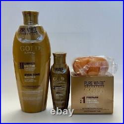 Pure white gold glowing body lotion 400ml, Soap and Oil