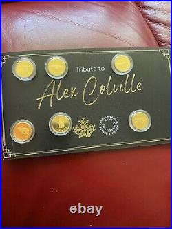 RCM Canada Alex Colville Pure Gold Coin Set authentic & original 1867-1967 coins