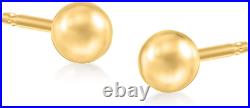 RS Pure by 14Kt Yellow Gold Jewelry Set 2 Pairs of Stud Earrings