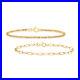 RS Pure by Ross-Simons 14kt Yellow Gold Jewelry Set 2 Link Bracelets