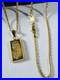 Real 22K 916 Yellow Gold Set Necklace Dubai Stamped 916 8.5g 20 long 2.2mm
