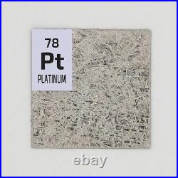 Real Platinum Palladium Gold + thin Pure Metal Element Foils Leafs 99.9% 18mm