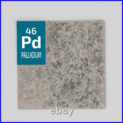 Real Platinum Palladium Gold + thin Pure Metal Element Foils Leafs 99.9% 18mm