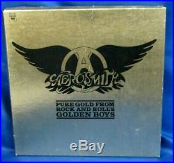 Rock Promo 4 LP Box Set Aerosmith Pure Gold From R & R Golden Boys Columbia