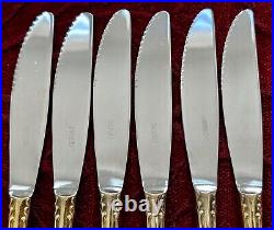 Rodd Golden Glory 42 Piece Cutlery Set, 24kt Gold-plated, NOT PERFECT