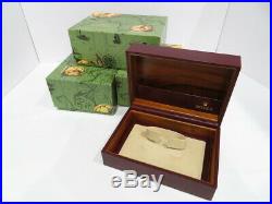 Rolex Case Set Of Three Boxes Box 68278 Datejust Boys Pure Gold Old Genuine Box