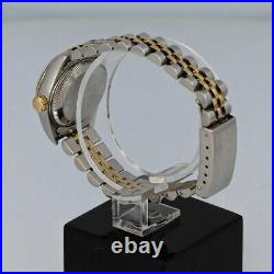 Rolex Datejust Gold/Steel Fabric Set Diamonds Dial Jubilee Bracelet Perfect Cond