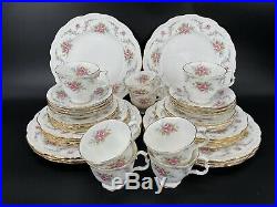 Royal Albert Tranquillity 5 Piece Setting x 8 England 40 Pieces Perfect Gold