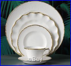Royal Crown Derby Darley Abbey Pure 5 Piece Place Setting Dinnerware NEW