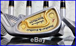 SUPER RARE & FINEST 24K PURE GOLD Honma 4STAR LADIES Twin Marks Iron Set