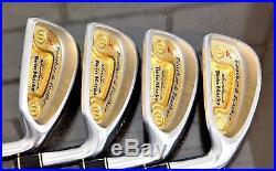 SUPER RARE & FINEST 24K PURE GOLD Honma 4STAR LADIES Twin Marks Iron Set