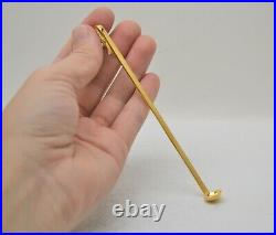 Scruple Spoon All Gold Plated Perfect Size For Your Cruet Set