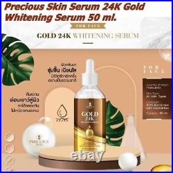 Set Gold 24K Whitening Anti- Melasma Facial Cream+Precious Skin Serum+Soap Pure