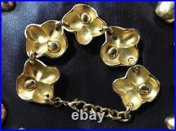 Set Necklace & Bracelet OSCAR DE LA RENTA Vintage 1980 Perfect Condition As New