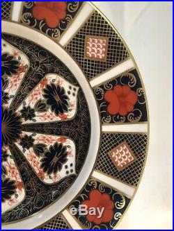 Set Of 8 Royal Crown Derby Old Imari Rimmed Soup Bowls 1st Quality Perfect