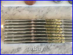 Set eight TT Dynamic Gold S300 PURED. 370 parallel shafts- NEW