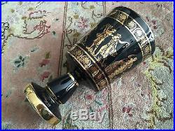 Set of Vintag Gold Gilded & Hand Painted Greek Pottery Items In Perfect Order