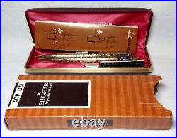 Sheaffer Golden Vintage Ball Pen and Pencil Set New in Box Product! Perfect