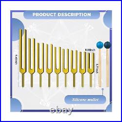 Solfeggio Tuning Fork Set 9 Tuning Forks Perfect for DNA Healing, Chakra, S