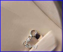 Sparkling Tanzanite + Diamond Tennis Bracelet set in 10K Solid White Gold Chain