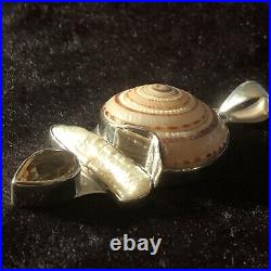 Sterling Charles Albert Vintage Jewelry Set PERFECT Shells, Biwa, Topaz 63g