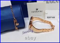Swarovski Crystalline Pure Watch 34mm WithGinger Bangle Set ROS NEW 5297166