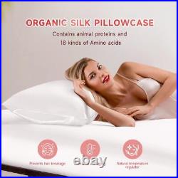 THXSILK 100% Pure Mulberry Silk Pillowcase for Hair and Skin, Highest 6A+ Grade