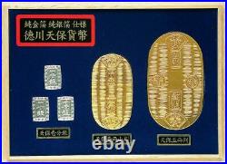 Tajima Kanazawa Gold Leaf Pure Gold Leaf Tokugawa Tenpo Coin Set KOBAN