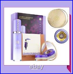 Tatcha Luminous Luxuries Set THE ART OF GEiSHA Pure Skin Gold Mirror Set