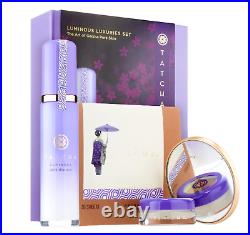 Tatcha Luminous Luxuries Set THE ART OF GEiSHA Pure Skin Gold Mirror Set