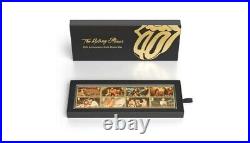 The Rolling Stones 60th Anniversary Gold Royal Mail Stamp Set Pure 24 Carat Gold