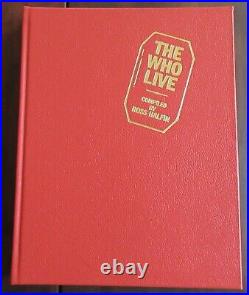 The Who Live- Genesis Publications Deluxe Edition #102- With Gold CD- Perfect