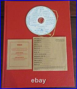 The Who Live- Genesis Publications Deluxe Edition #102- With Gold CD- Perfect