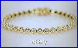 Tiffany & Co Jazz 2.8 Ct Diamond Bezel Set Bracelet 18k Gold Box Receipt Perfect