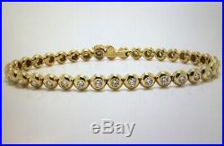 Tiffany & Co Jazz 2.8 Ct Diamond Bezel Set Bracelet 18k Gold Box Receipt Perfect