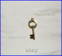 Tiffany & Co. Pendant Modern Key Solid 18K Rose Gold. Comes WithPerfect Gift Set