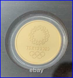 Tokyo Olympics 2020 Pure Gold Sterling Silver Medallion Set