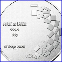 Tokyo Olympics 2020 official Pure Gold Sterling Silver Medallion Set