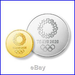 Tokyo Olympics Pure Gold Silver Medallion Set 2020 Japan Official Pre-order/sale