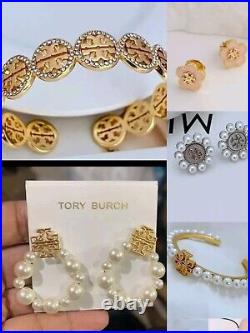 Tory Burch Jewelry Set Bracelet +earring Lady Perfect Match Elegant Classic Gift