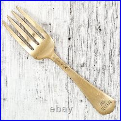 VINTAGE SOLID 14K GOLD CHILD'S FLATWARE SET FORK SPOON KNIFE 1930'S McChesney