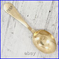 VINTAGE SOLID 14K GOLD CHILD'S FLATWARE SET FORK SPOON KNIFE 1930'S McChesney